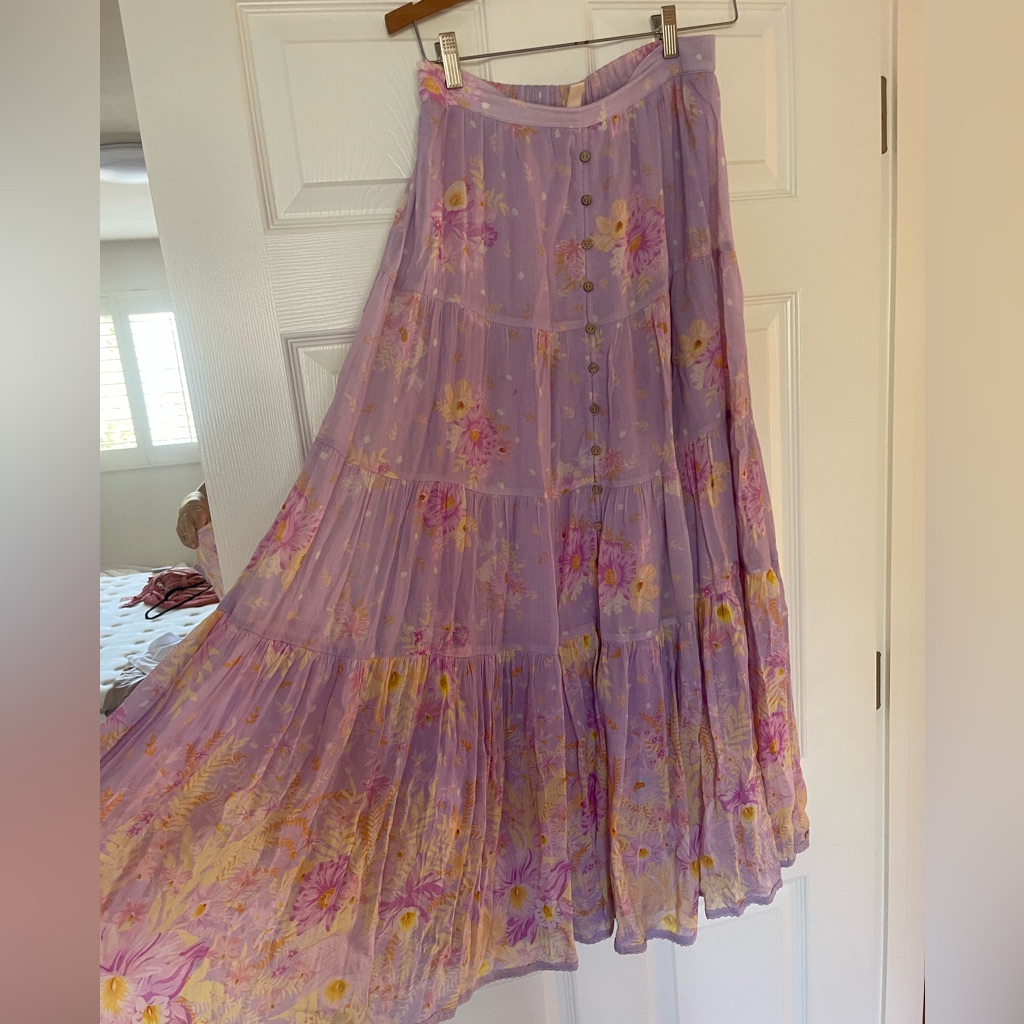 Spell And The Gypsy Collective Lei Lei Maxi Skirt Medium